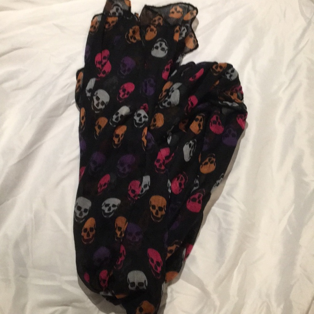 Multi-Color skeleton scarf